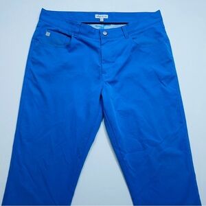 Peter Millar EB66 Pant Mens Size 36x30 Sky Blue 5-Pocket Crown Sport Golf Preppy